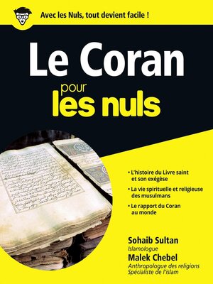 cover image of Le Coran Pour les Nuls